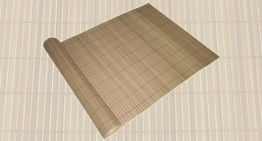 "Privacy and wind protection "Brown" 5 m long image"