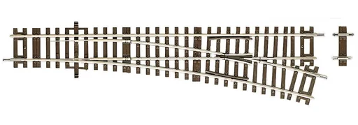 "Right switch Wr15 without drive, length 230 mm (standard length), branch angle 15° image"