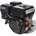 Petrol engine 6.5 HP 4.8 kW black