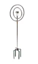 3 in 1 stainless steel lawn sprinkler, with solar lighting, rotating water feature and watering function