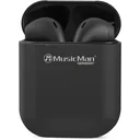 Wireless stereo in-ear headphones black