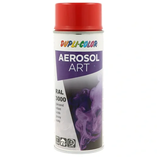 "Aerosol Art spray can, RAL 3000, Fire Red, glossy, 400 ml image"