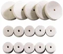 Wool polishing disc set 15 pcs.