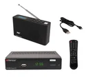 DAB+ Freenet Set with Freenet DVB-T2 Full HD Receiver and DAB+ Radio