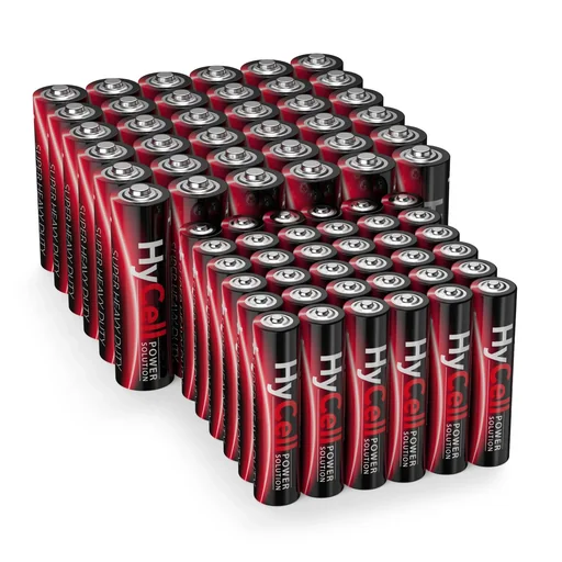 "Zinc-carbon value set AA/AAA - 72 pieces image"