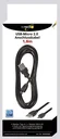 USB-micro connection cable, 1.80m