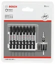 Screwdriver bit set, Impact Control, 9-piece