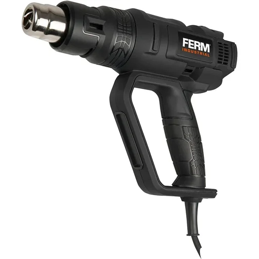 "HAM1017P Hot Air Gun 2000W - 3 Air Levels - Variable Temperature - Incl. Overheat Protection and 3m Cable image"