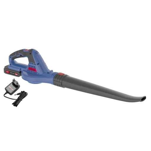 "Cordless leaf blower "LB 18-201-05" with battery and charger image"