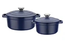 Cooking pot, approx. 24 cm, approx. 3.8 l made of cast iron Blue Magic