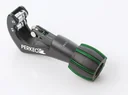 Telescopic pipe cutter with spring guide