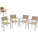 4 x stacking chairs "Denver"