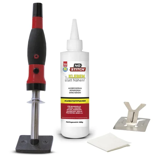 "No Stitch: Glue instead of sewing! Set including 100 g adhesive powder image"