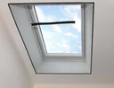 Fly screen for roof windows, black, 2 pieces