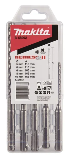 "NEMESIS2 drill set SDS+ 5 pieces image"