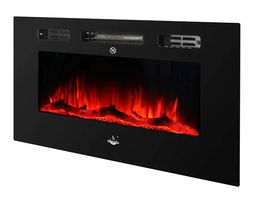 "Electric fireplace "Bern" 150 cm wall mounting image"