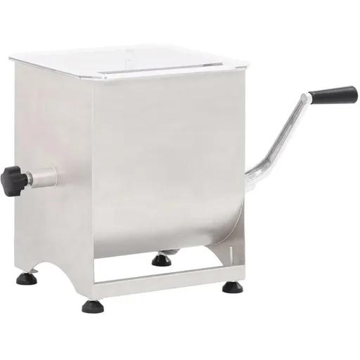 "Meat grinder with bowl 44 L stainless steel silver-colored image"