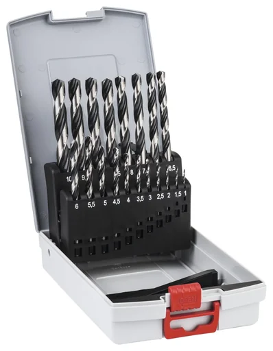 "HSS twist drill PointTeQ Pro Box 1.0 - 10.0, 19 pieces image"