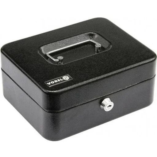 "VOREL cash box - 200x160x90mm - 2 keys image"