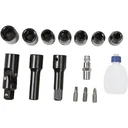 Pneumatic ratchet set 1/2 incl.