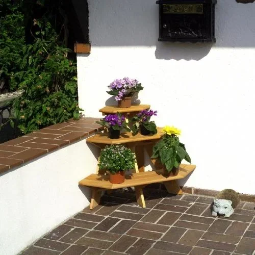"Flower staircase corner element image"