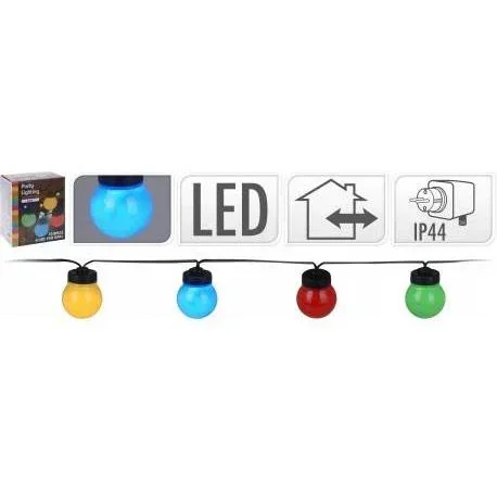 "Pro Garden Festive Lights - Indoor and Outdoor - 10 LED Lights - Multicolor image"
