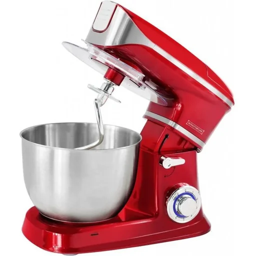 "Food processor 1600W | with splash guard | Red image"