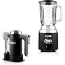 Retro - Hand Mixer and Immersion Blender - Black