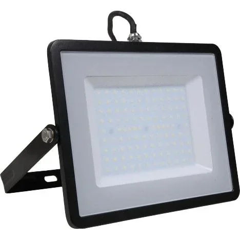 "VT-100-B LED Floodlight - 100 W - 8000 lumens - 4000K - black image"
