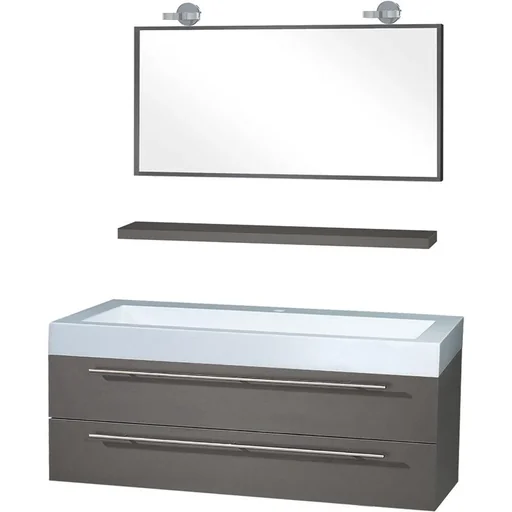 "Bathroom furniture Force 125 cm - Anthracite image"