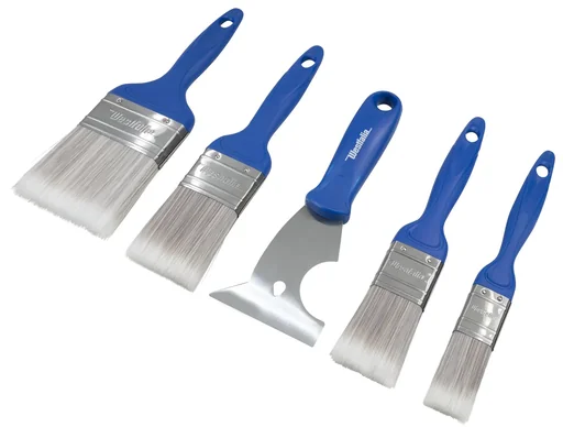 "5-piece brush set, including spatula image"