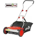Hand push lawn mower with 40L grass catcher - 38cm cutting width - HRM38
