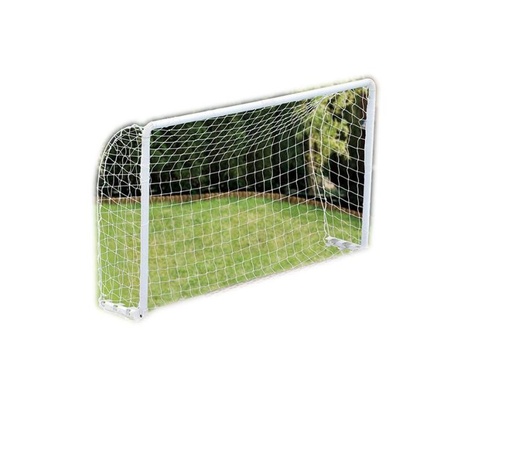 "Water Polo Set with Goal 110×20×95 cm White – Frame Pool Goal with Net & Ball image"