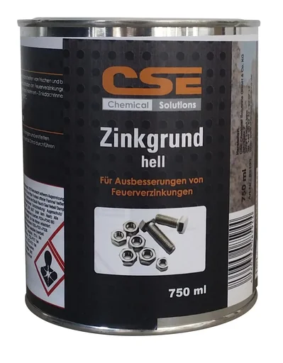 "Zinc paint, light silver, brushable special paint, 750 ml image"