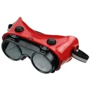 Foldable welding goggles with elastic strap