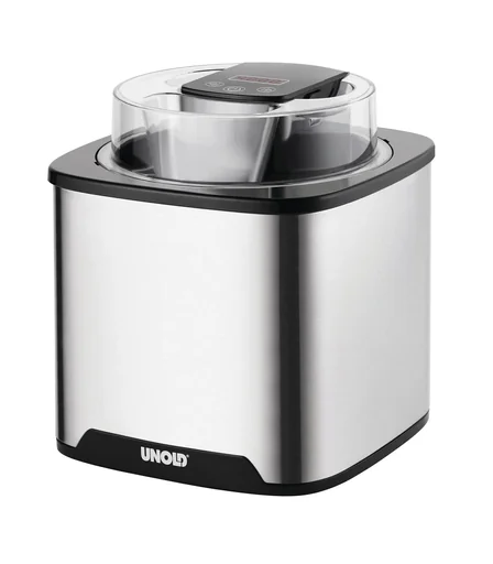 "Gelato ice cream maker 1.5 liter capacity, stainless steel image"