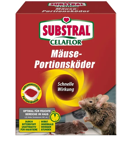 "Mouse portion bait - 200 g image"